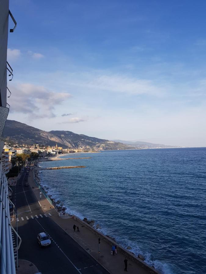 Menton Front Bord De Mer Cote D'Azur Florentina Sea View French Riviera Proche Monaco Montecarlo Superb Studio Eksteriør bilde