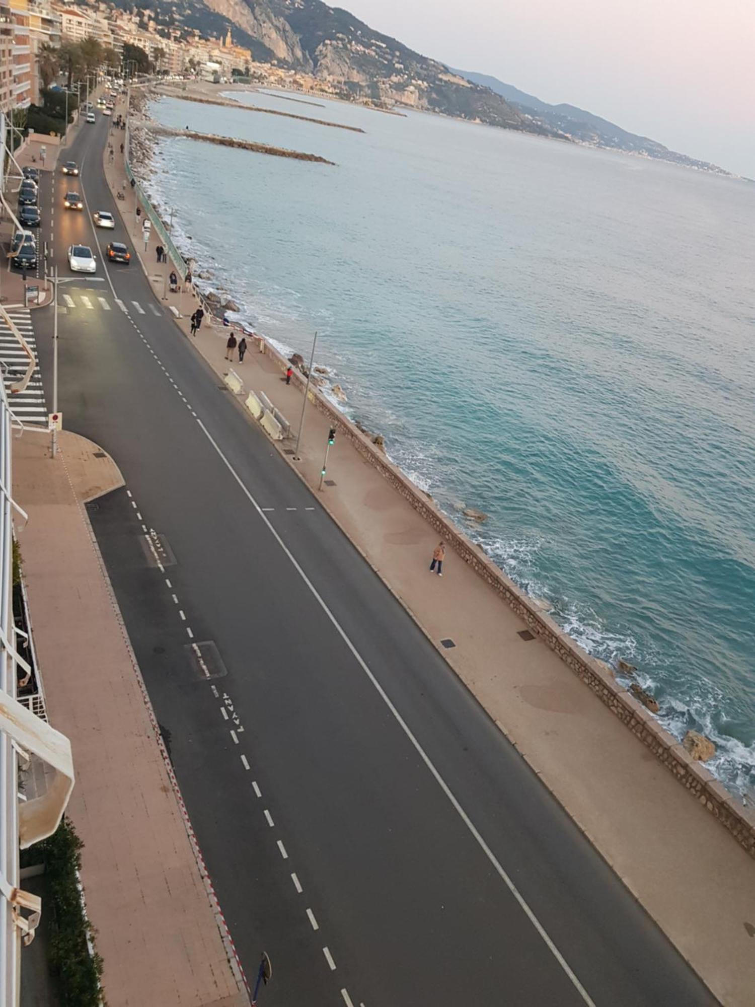 Menton Front Bord De Mer Cote D'Azur Florentina Sea View French Riviera Proche Monaco Montecarlo Superb Studio Eksteriør bilde